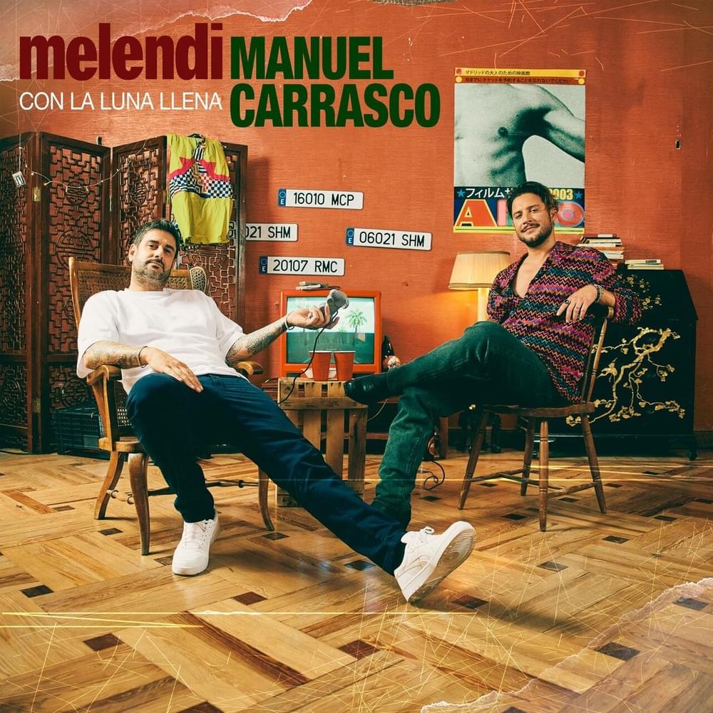 Album cover art for "Con La Luna Llena" by Melendi