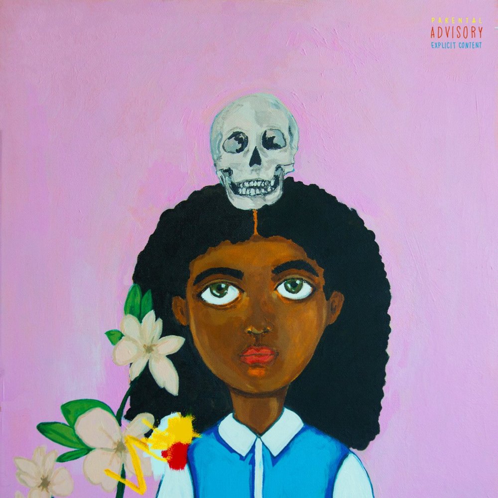 Album cover art for "Diddy Bop" by Noname & Cam O’bi & Raury