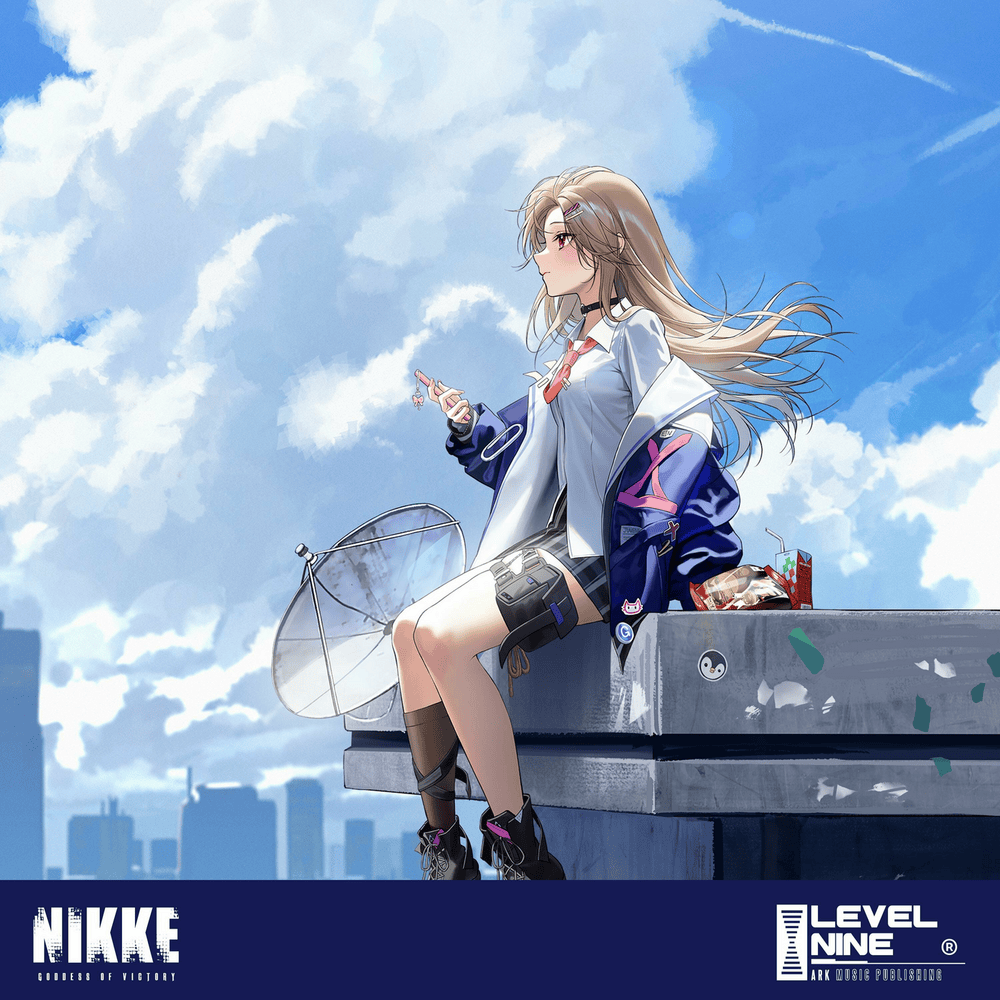 Album cover art for "Juvenile Days (Goddess of Victory: NIKKE Original Soundtrack)" by LEVEL NINE & Chaerin (채린)