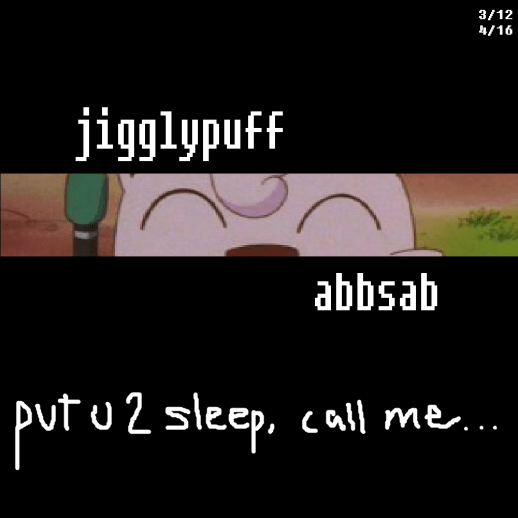 Album cover art for "jigglypuff" by badsadboy