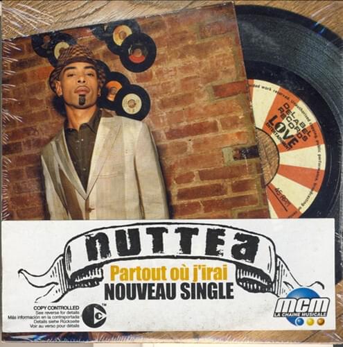 Album cover art for "Partout où j’irai" by Nuttea