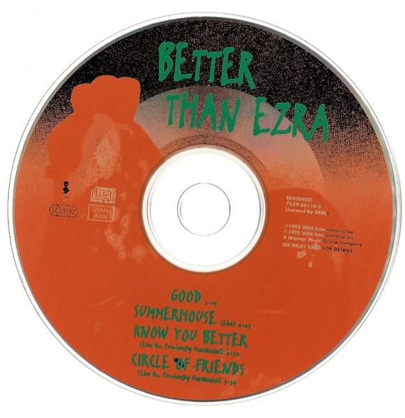 Album cover art for "Good" by Better Than Ezra