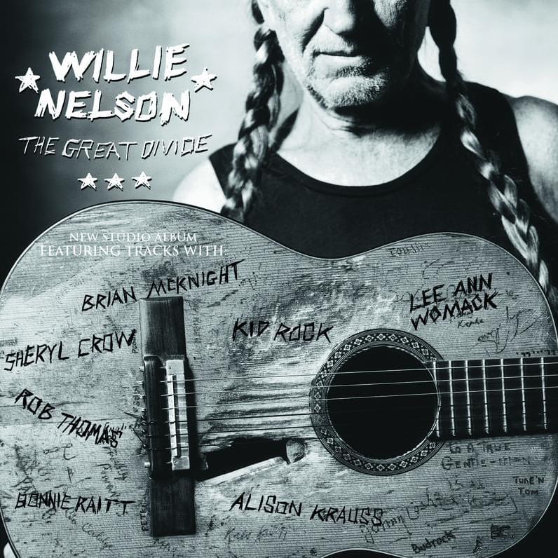 Album cover art for "Mendocino County Line" by Willie Nelson & Lee Ann Womack