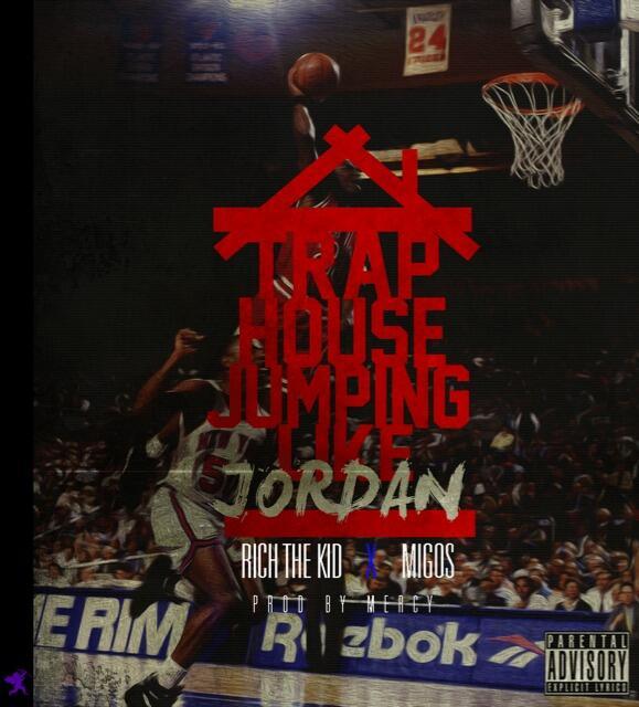 Album cover art for "Jumpin’ Like Jordan" by Migos