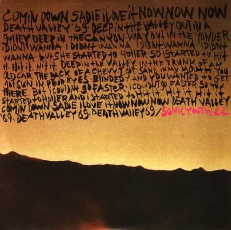 Album cover art for "Death Valley ’69" by Sonic Youth & Lydia Lunch