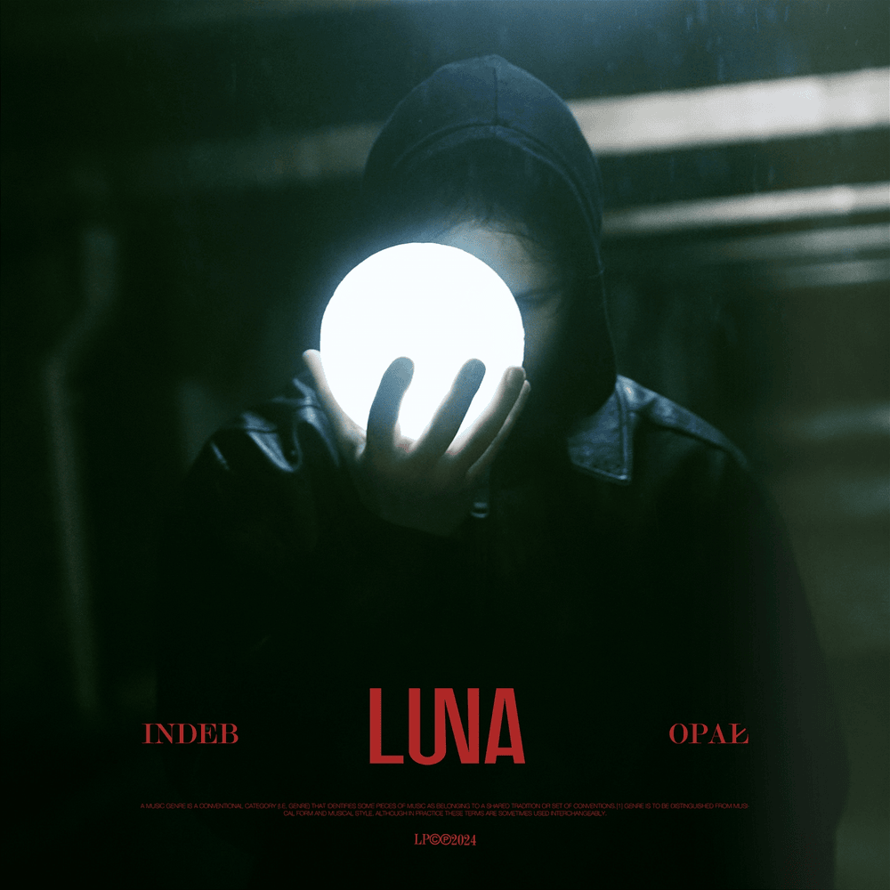 Album cover art for "Luna" by INDЄB & Opał
