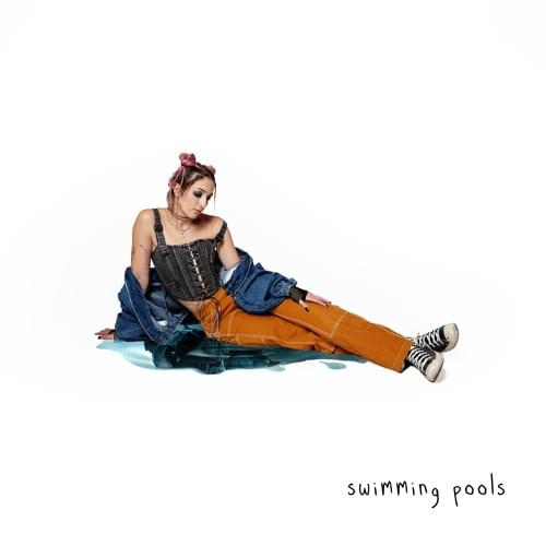 Album cover art for "swimming pools" by sad alex