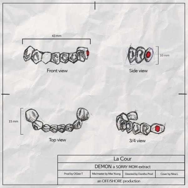 Album cover art for "DEMON" by La Cour