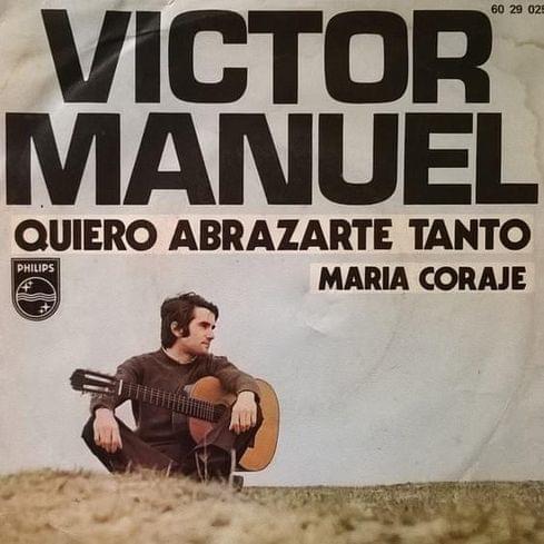 Album cover art for "Quiero abrazarte tanto" by Víctor Manuel