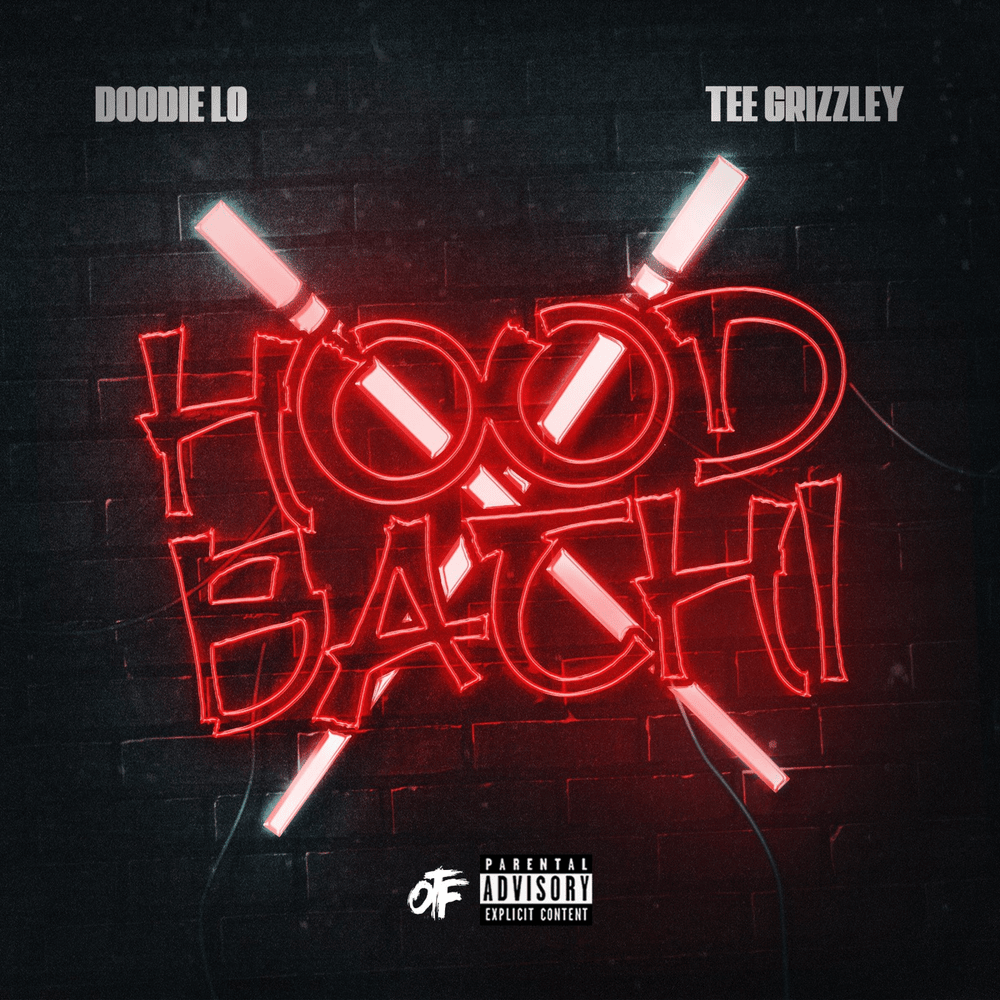 Album cover art for "HOODBACHI" by Doodie Lo