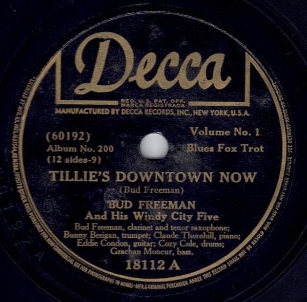 Album cover art for "Tillie’s Downtown Now" by Thomas Newman