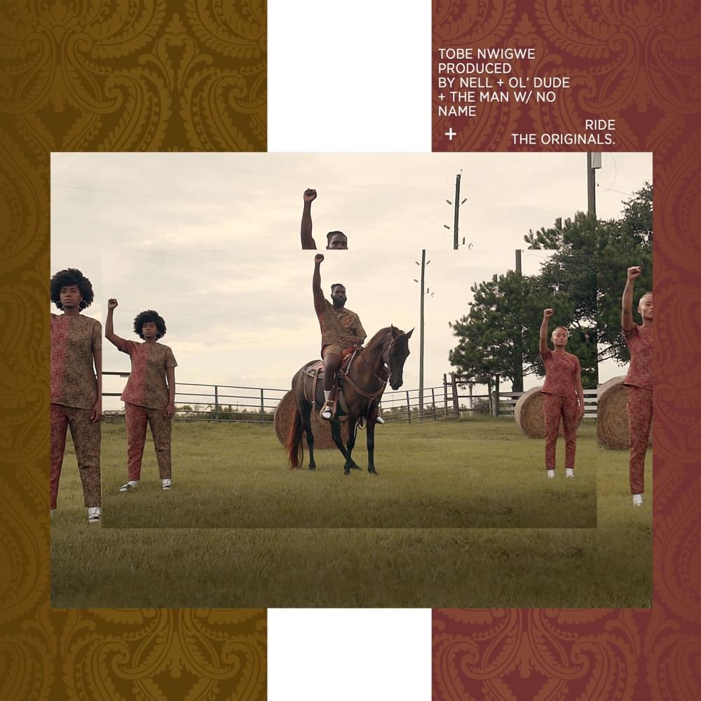 Album cover art for "RIDE" by Tobe Nwigwe