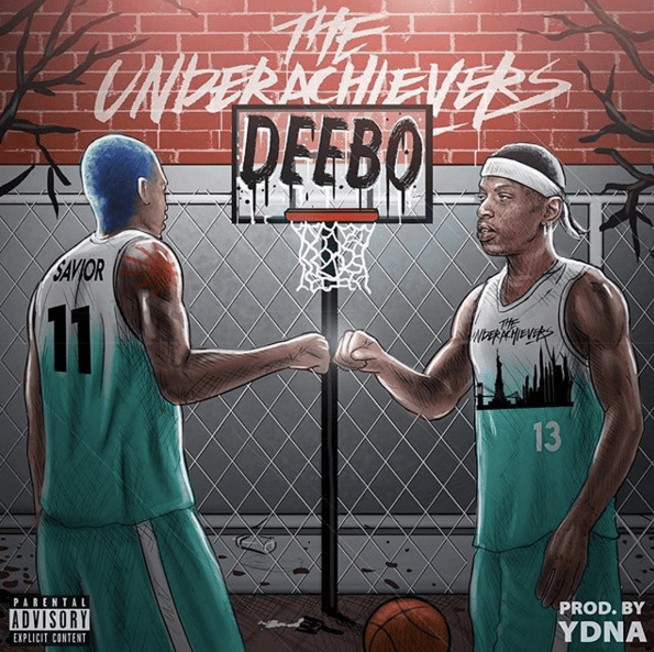 Album cover art for "Deebo" by The Underachievers