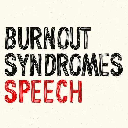 Album cover art for "Speech" by BURNOUT SYNDROMES
