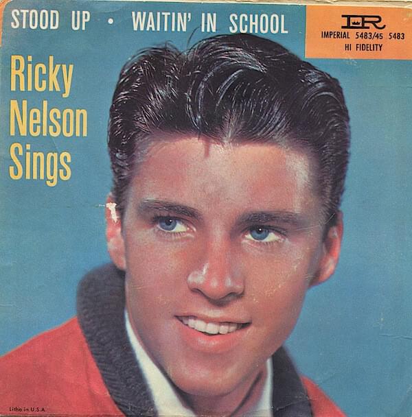Album cover art for "Waitin’ In School" by Ricky Nelson
