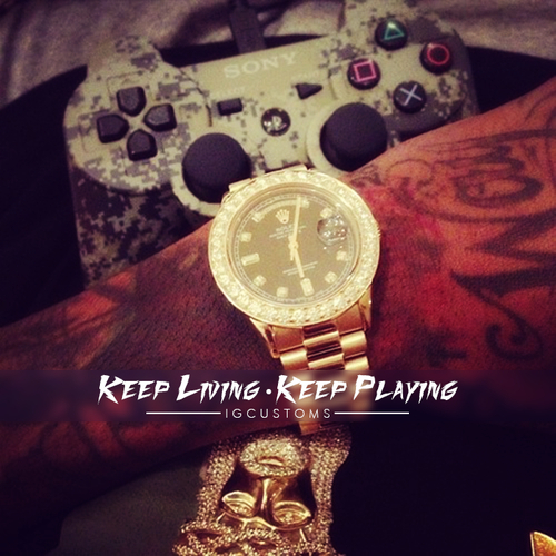 Album cover art for "All Gold Everything" by Soulja Boy