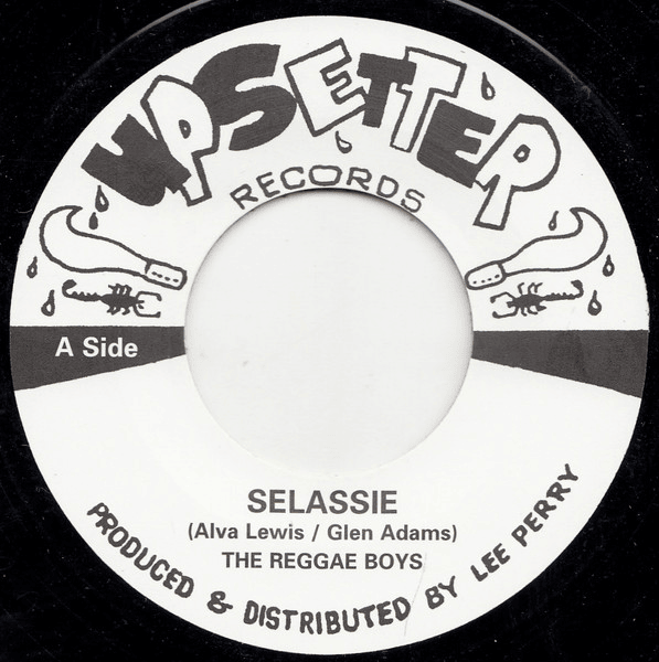 Album cover art for "Selassie" by The Reggae Boys (Jamaica)