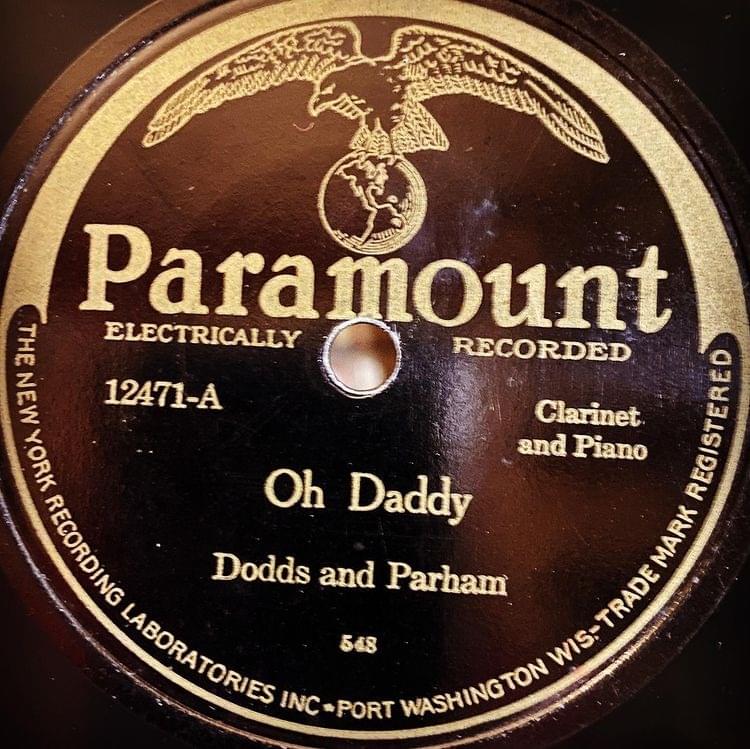 Album cover art for "Oh Daddy" by Dodds and Parham