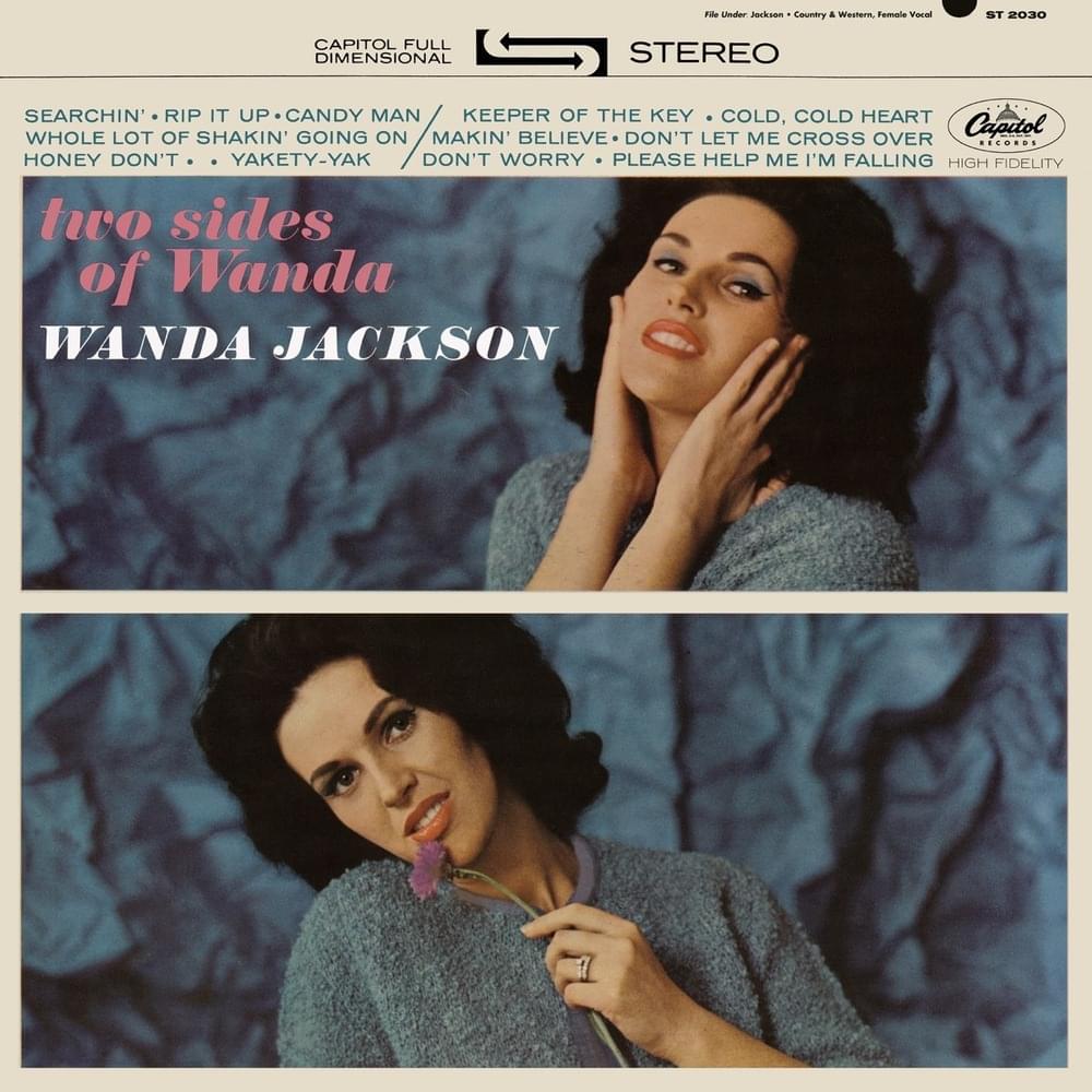 Album cover art for "Candy Man" by Wanda Jackson