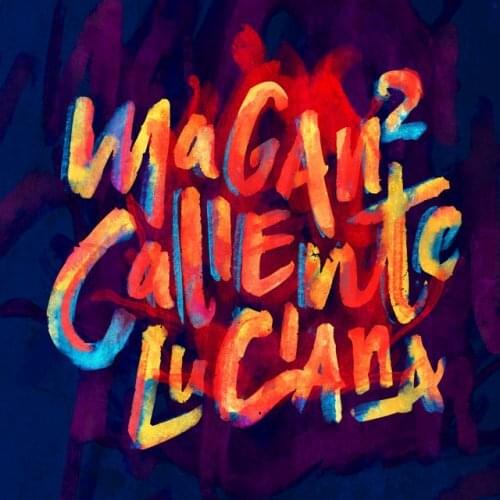 Album cover art for "Caliente" by Juan Magán & Víctor Magán & Luciana