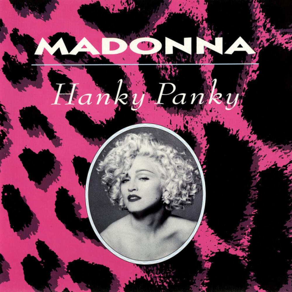 Album cover art for "Hanky Panky" by Madonna