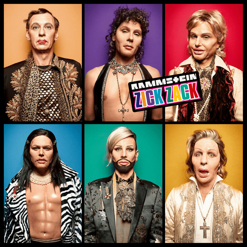 Album cover art for "Zick Zack" by Rammstein