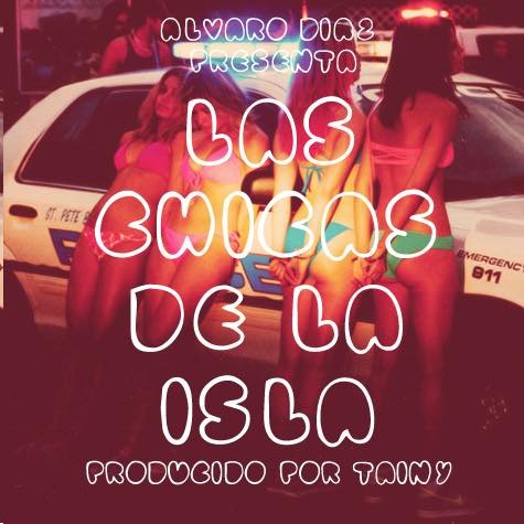 Album cover art for "Chicas de la Isla" by Álvaro Díaz