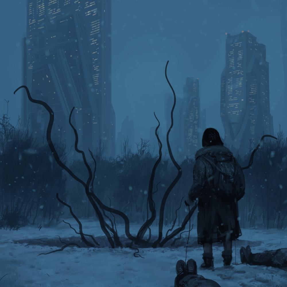 Album cover art for "0 II (słowa na wiatr)" by Kartky