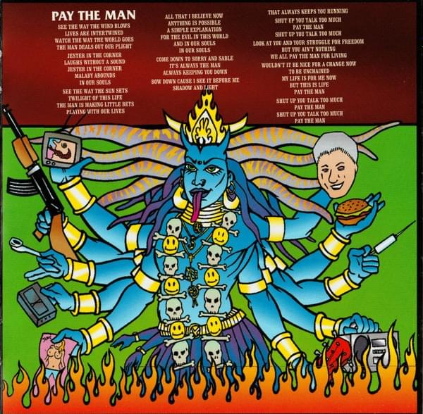 Album cover art for "Pay the Man" by The Offspring