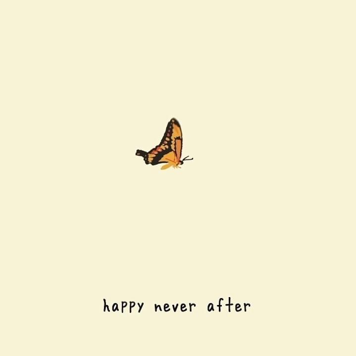 Album cover art for "happy never after" by gnash
