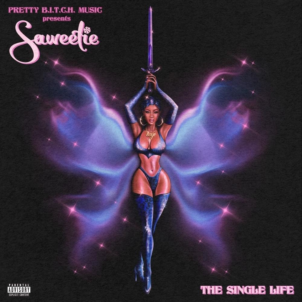 Album cover art for "DON’T SAY NOTHIN’" by Saweetie