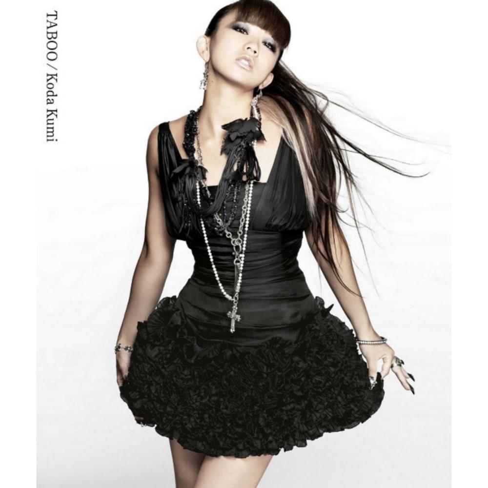 Album cover art for "TABOO" by 倖田來未 (Kumi Koda)