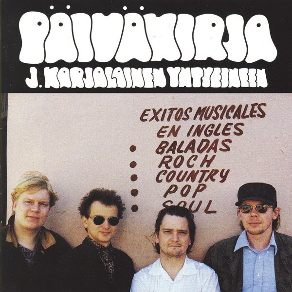 Album cover art for "Luuranko rämisee" by J. Karjalainen Yhtyeineen