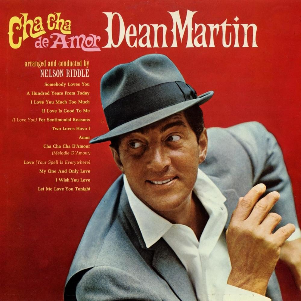 Album cover art for "(I Love You) For Sentimental Reasons" by Dean Martin