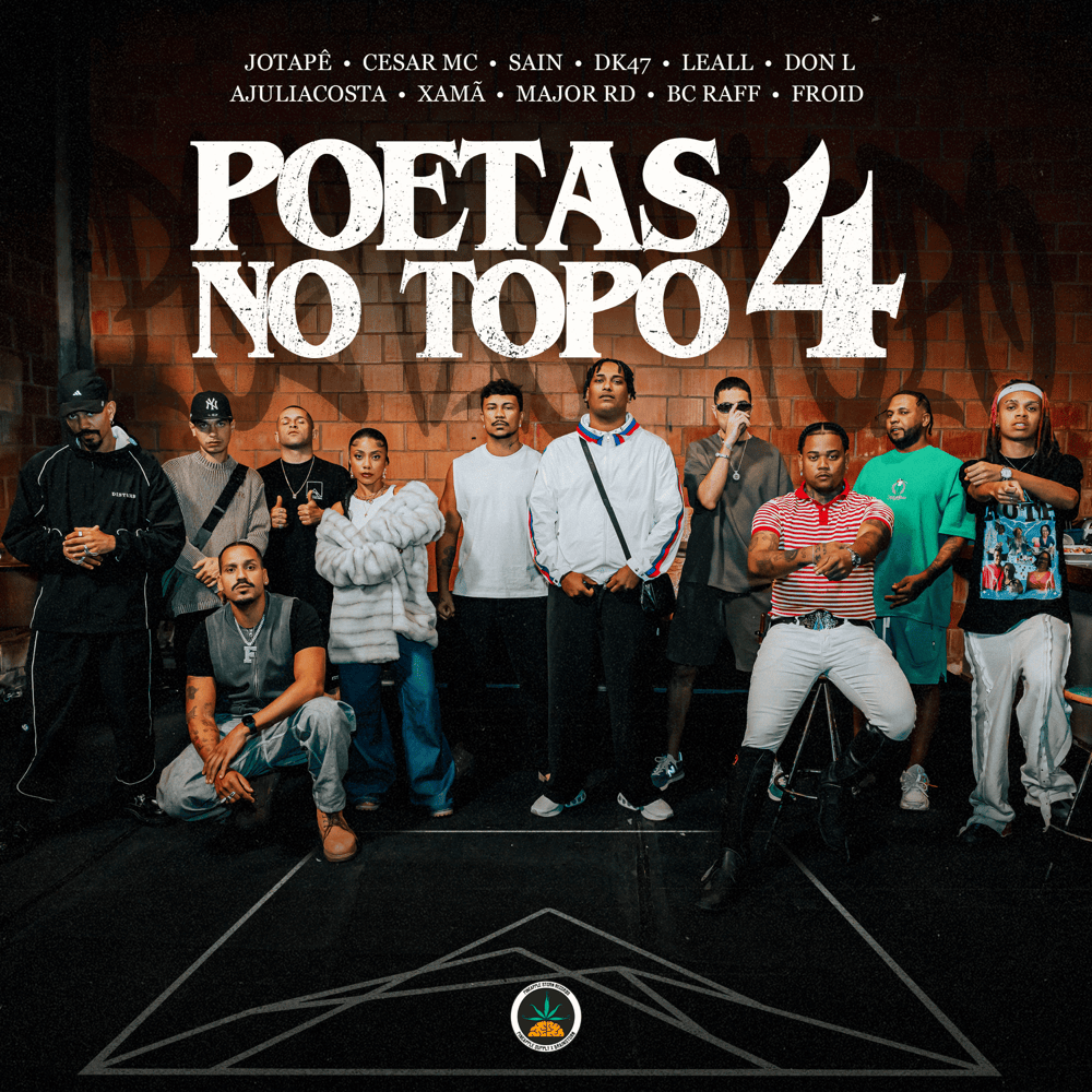 Album cover art for "Poetas no Topo 4" by Jotapê
