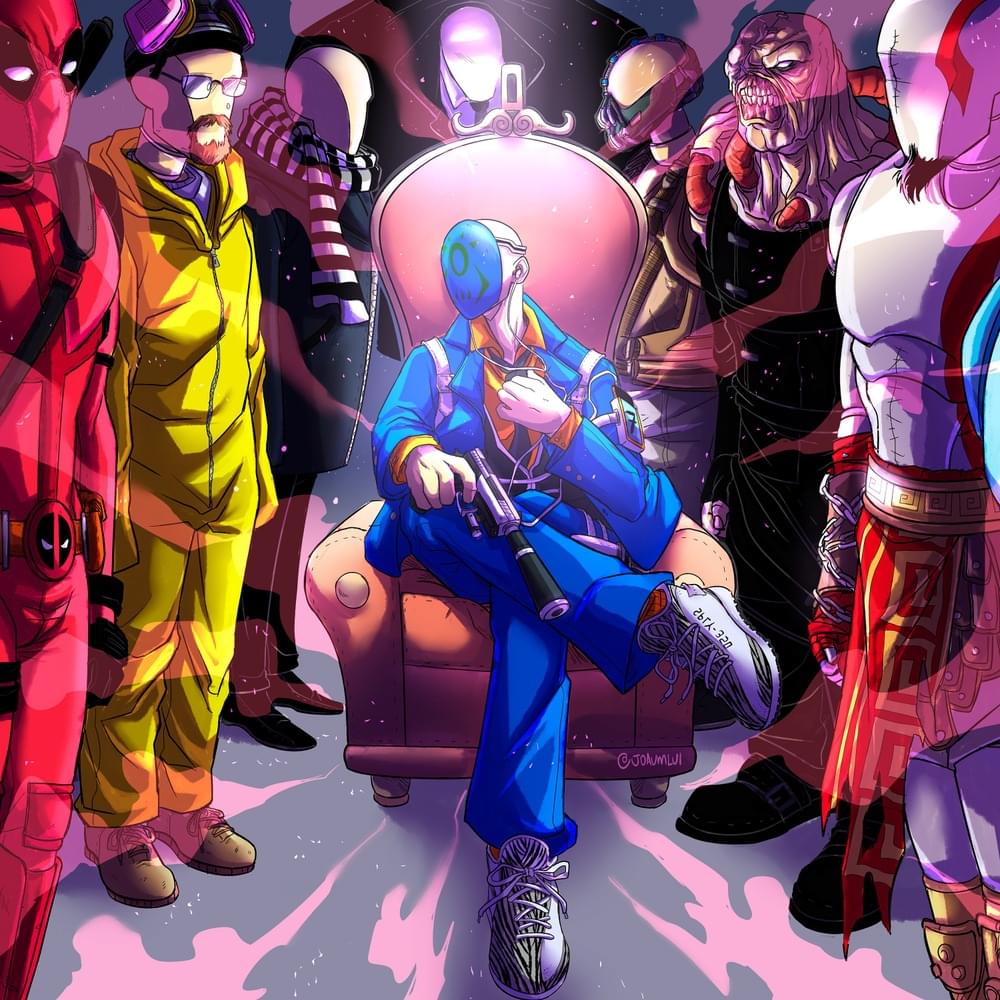 Album cover art for "Deadpool" by 7 Minutoz