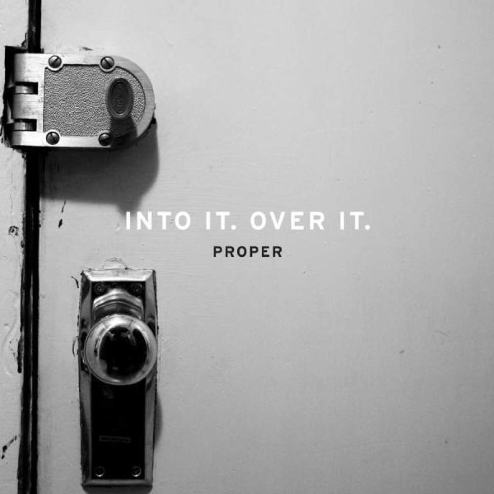 Album cover art for "Proper" by Into It. Over It.