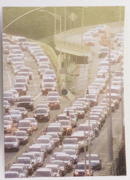 Album cover art for "Postcard 1: Morning Traffic" by Toro y Moi