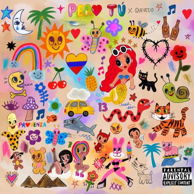 Album cover art for "PERO TÚ" by KAROL G