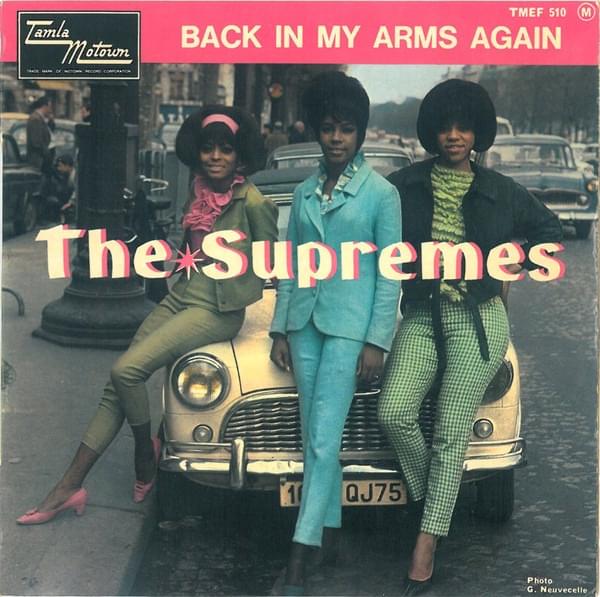 Album cover art for "Back in My Arms Again" by The Supremes