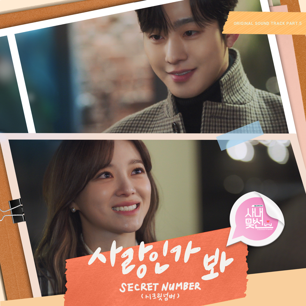 Album cover art for "SECRET NUMBER - 사랑인가 봐 (Love, Maybe) (Romanized)" by Genius Romanizations