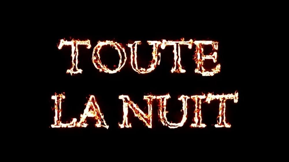Album cover art for "Toute la nuit" by Myth Syzer & Loveni