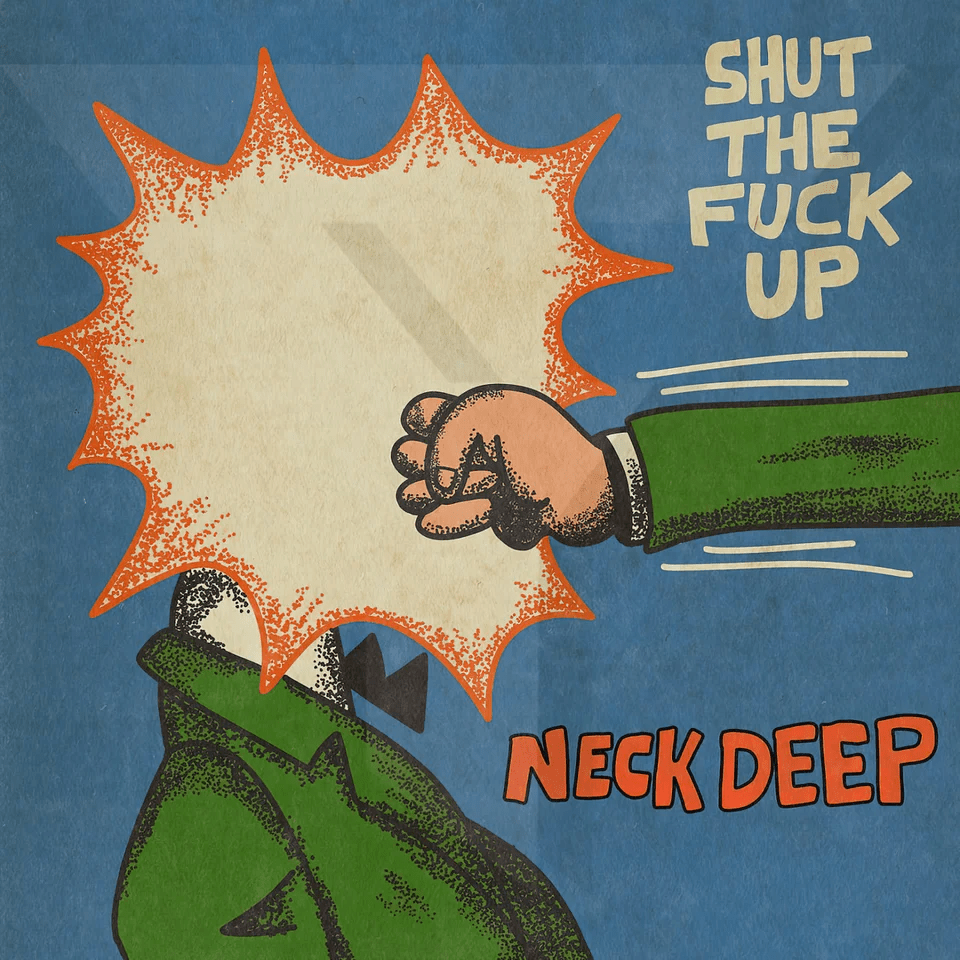 Album cover art for "STFU" by Neck Deep