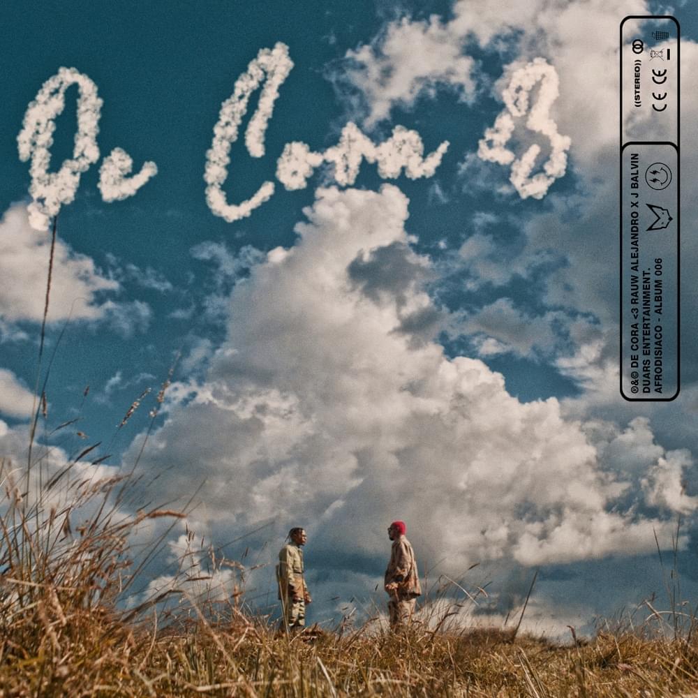 Album cover art for "De Cora ᐸ3" by Rauw Alejandro