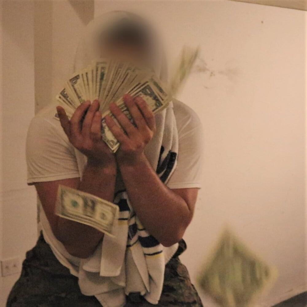 Album cover art for "Touchy" by XO Alone