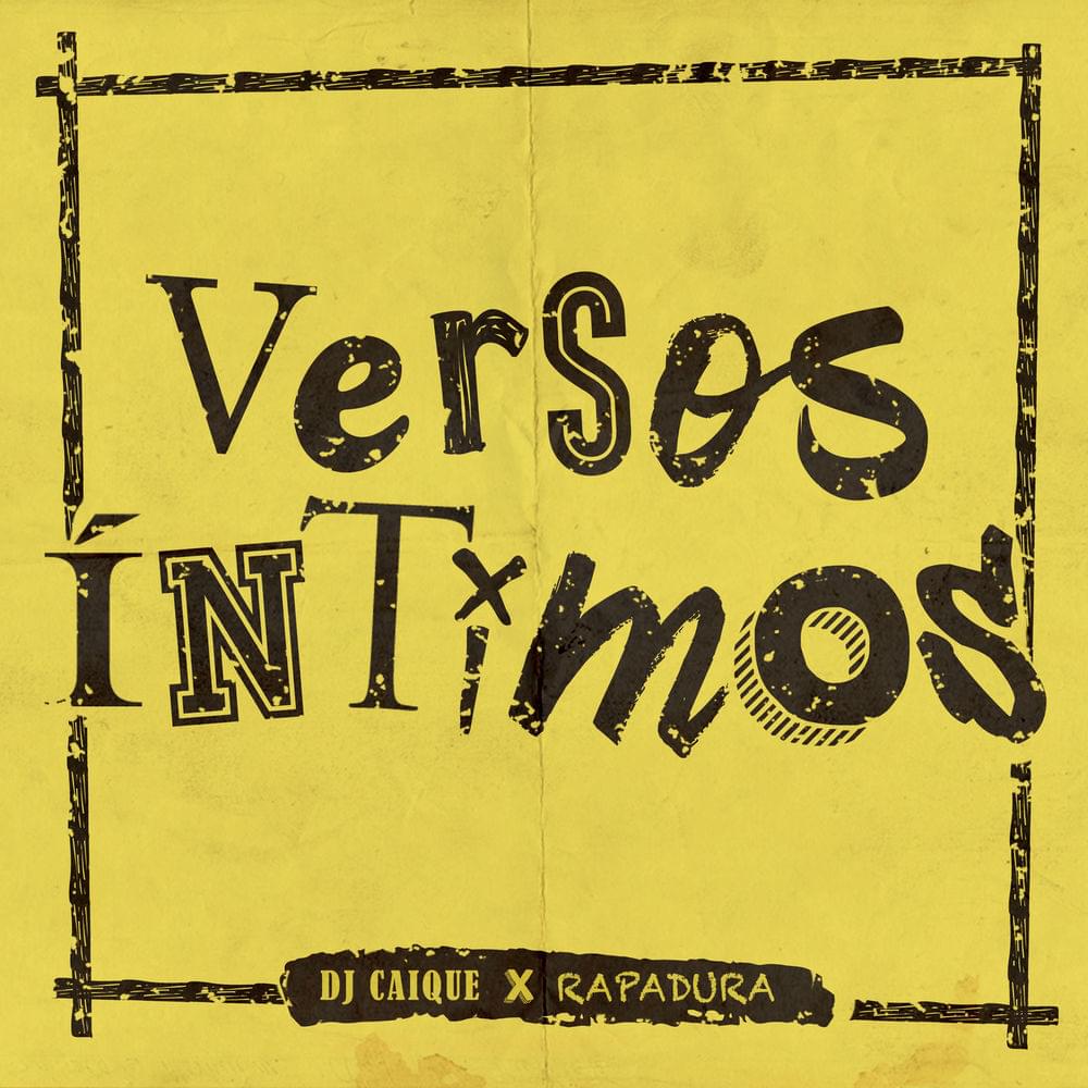 Album cover art for "Versos Íntimos" by RAPadura