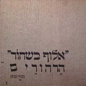 Cover image for Aluf Beshachor (Hirhurim) - אלוף בשחור (הרהורים)