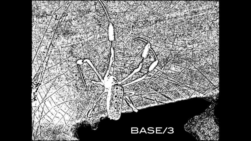 Album cover art for "Spider Base Three" by Dan Warren