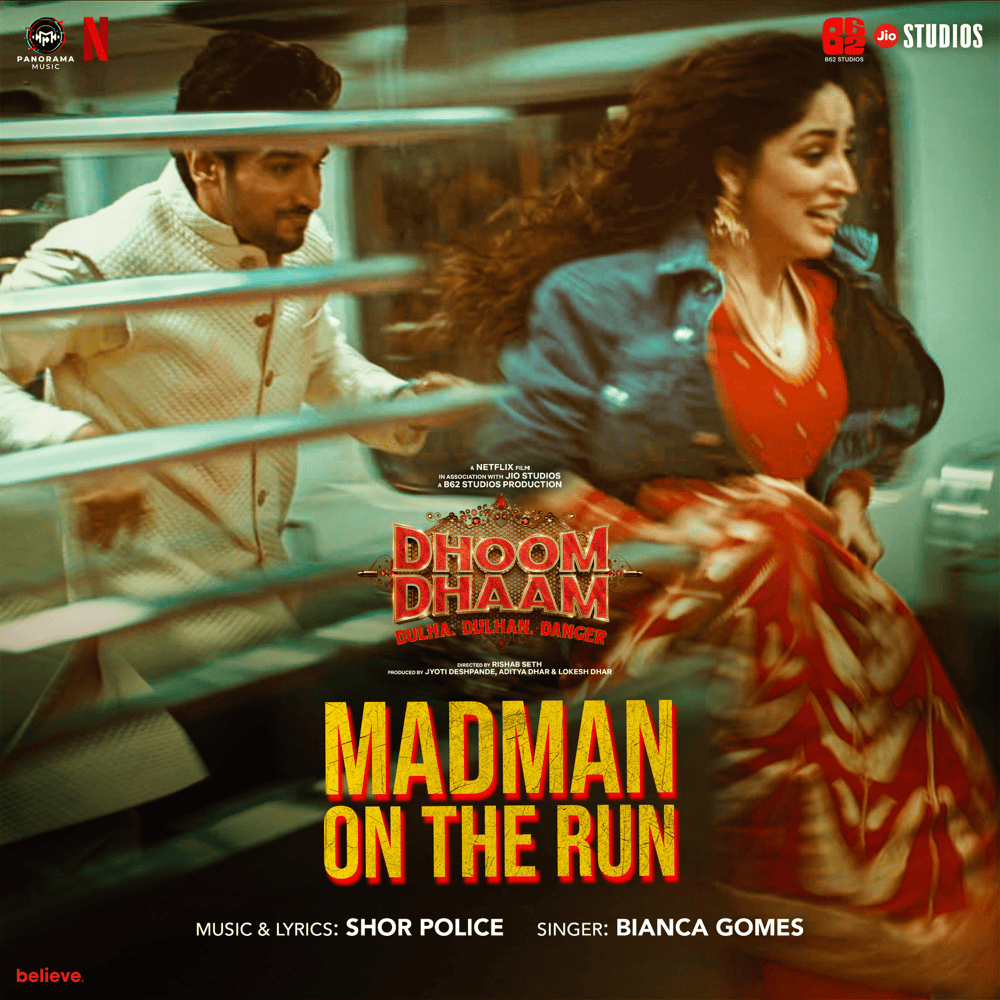 Album cover art for "Madman On the Run" by Shor Police