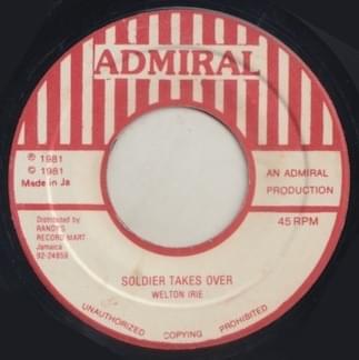 Album cover art for "Soldier Takes Over" by Welton Irie